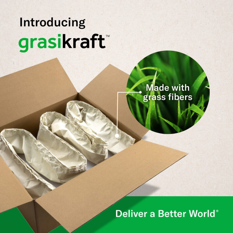 Ranpak Announces The Launch Of Grasikraft™ Paper, Made With Sustainably Sourced Grass Fibers